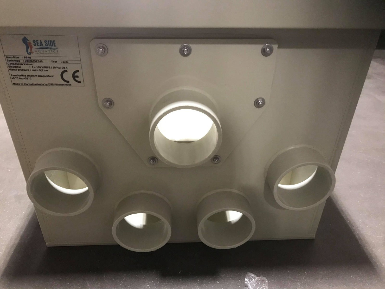 Sea Side PP40 RDF W/4" Inlets