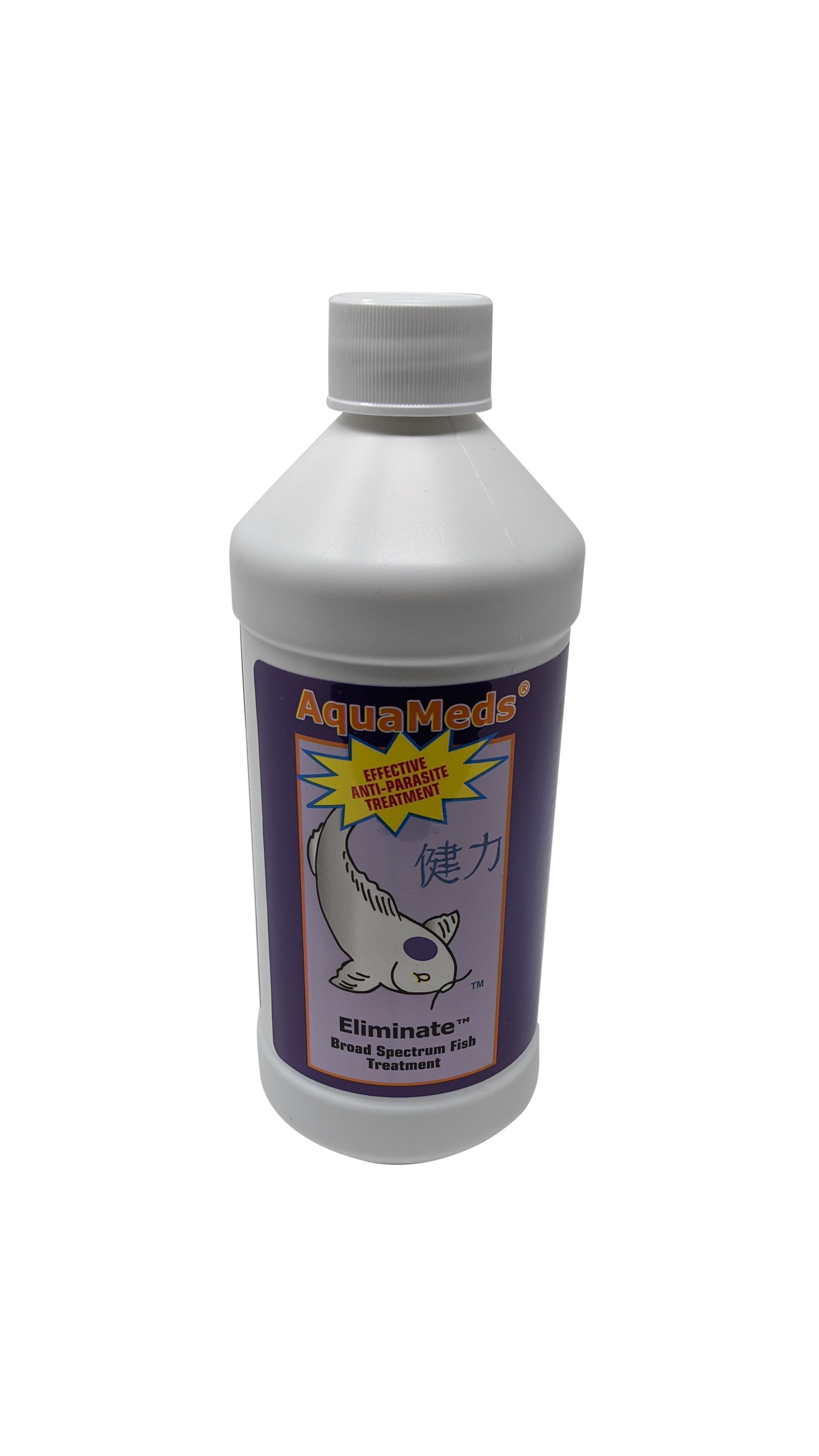 Aqua Meds Eliminate potassium permanganate treatment for koi parasites and bacteria - available in 16oz and 32oz