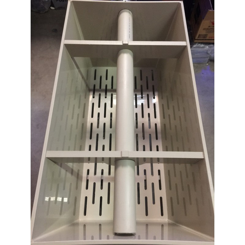 Sea Side Aquatics 38" Bakki Shower W/ 3 of 4" Outlets